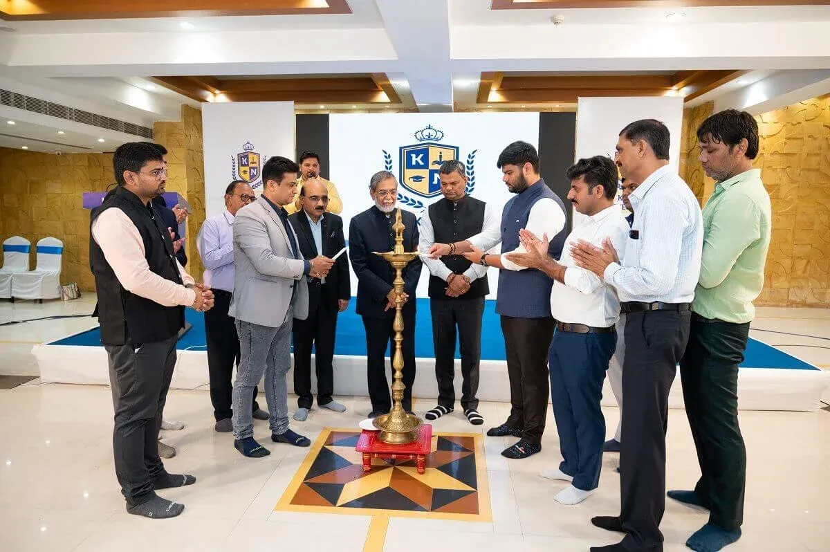 A university ceremony at KN University