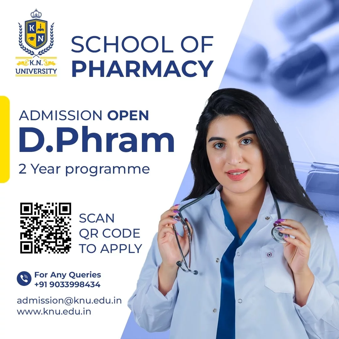 D.Pharm (Diploma in Pharmacy) — KN University, Ahmedabad