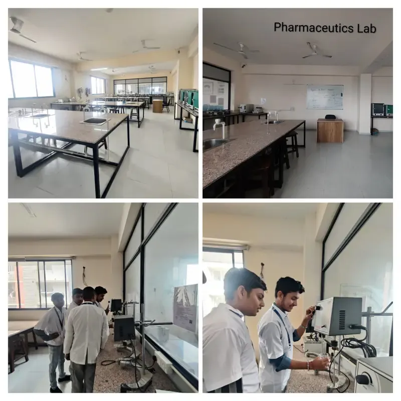 Pharmaceutics laboratory at School of Pharmacy